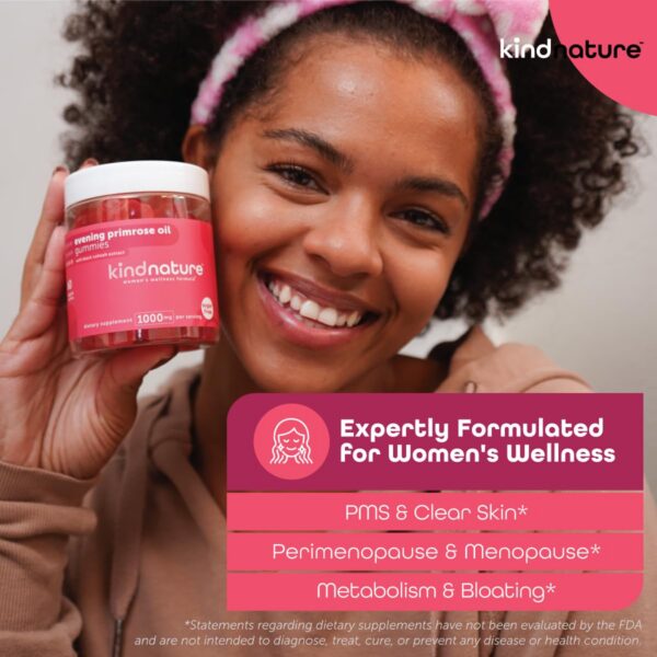 Version 1.0.0 Frasco gomitas Kind Nature aceite onagra 60 unidades