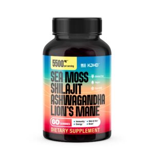 Frasco gomitas KJHD Sea Moss con extractos herbal