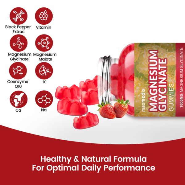 Version 1.0.0 Frasco gomitas magnesio primer plano