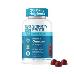 Version 1.0.0 Frasco de gomitas multivitamínicas SmartyPants para hombres
