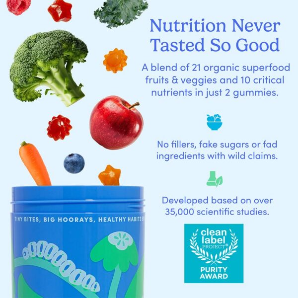 Frasco gomitas multivitamínicas FIRST DAY 2 y 3 años