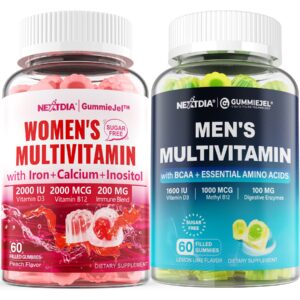 Frasco gomitas multivitamínicas Nextdia 60 unidades hombres