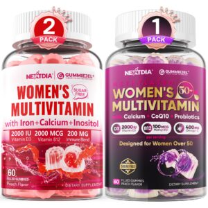 Frasco de gomitas Nextdia para mujer 50+