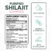 Frasco de gomitas de shilajit Organics Ocean con vitaminas y minerales