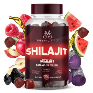 Version 1.0.0 Frasco gomitas SUPERNUTRIALS Shilajit Himalaya 1000mg
