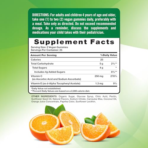 Version 1.0.0 Frasco de gomitas Vitamina C Nature's Truth