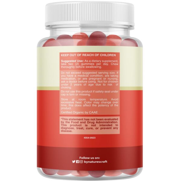 Version 1.0.0 Frasco gomitas vitamina d3 veganas Natures Craft