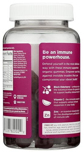 Version 1.0.0 Frasco gomitas con zinc y vitamina C para sistema inmunológico