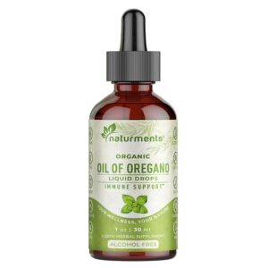 Frasco gotas aceite de orégano Naturments 30 ml saludable y vegano