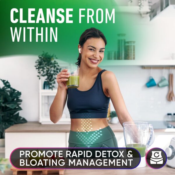 Version 1.0.0 Frasco de gotas líquidas de clorofila para desintoxicación y energía