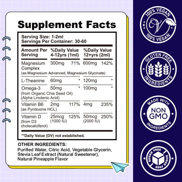 Etiqueta de ingredientes detallada