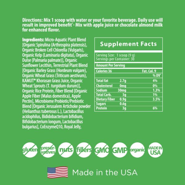 Frasco con etiqueta del producto