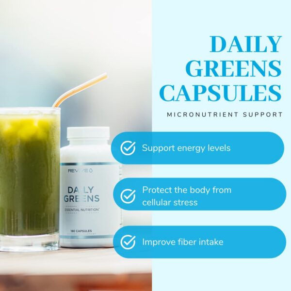 Version 1.0.0 Frasco de Greens Diarios Revive MD