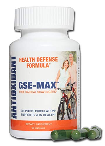 Frasco fórmula GSE-MAX antioxidante Nature's BodyCare