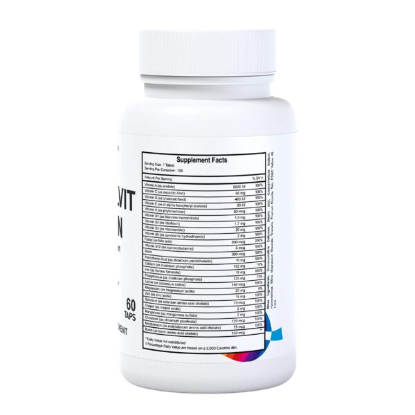 Frasco Hallusa Natural Hallmultivit vitaminas para mujer