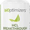 Frasco HCL Breakthrough suplemento para acidez estomacal