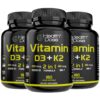 Frasco Health Dose vitamina D3 y K2 para salud integral