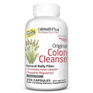 Version 1.0.0 Frasco Health Plus cápsulas para limpieza de colon 625 mg