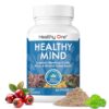Frasco Healthy Mind suplemento cognitivo 60 cápsulas naturales