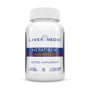 Frasco Hepatiben desintoxicante hígado 60 cápsulas