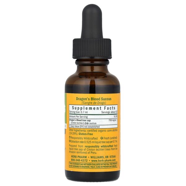 Version 1.0.0 Frasco Herb Pharm Sangre de Drago savia natural 1 onza