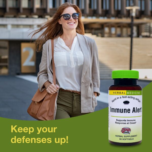 Frasco de Herbs Etc Immune Alert suplemento herbal inmunidad