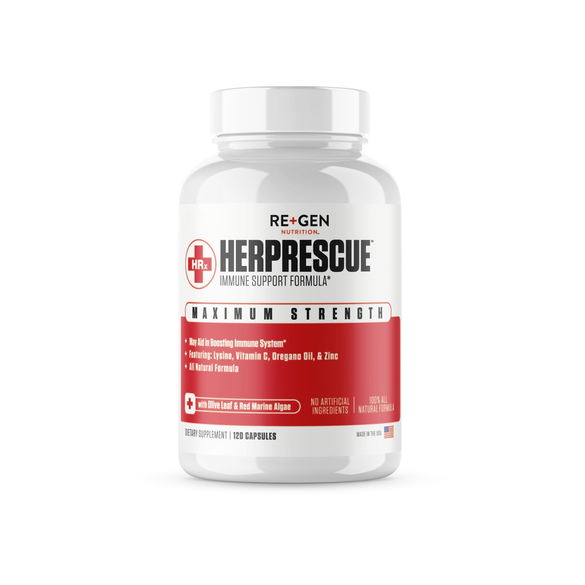 Re+Gen Nutrition Zinc Vitamin C Lysine