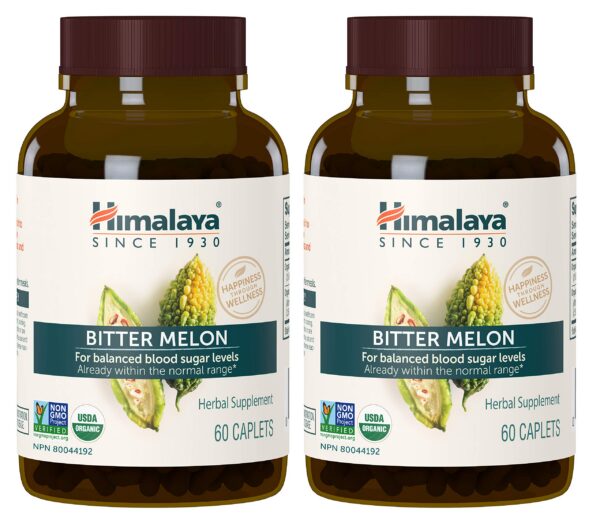 Version 1.0.0 Frasco Himalaya melón amargo orgánico metabolismo glucosa 660 mg