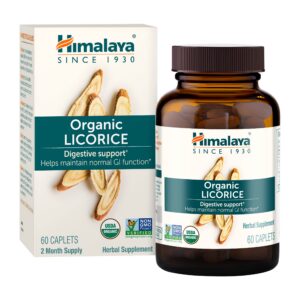 Frasco Himalaya regaliz orgánico para apoyo digestivo natural