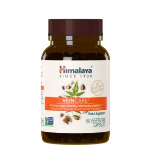 Frasco de Himalaya VeinCare 300 mg para salud venosa y confort