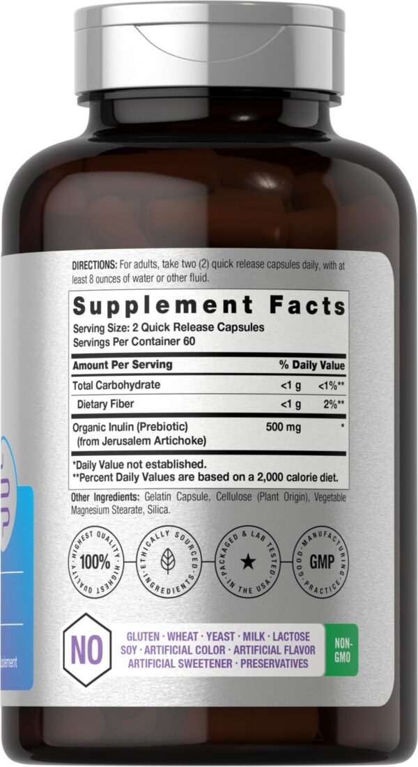 Frasco Horbäach prebiótico inulina