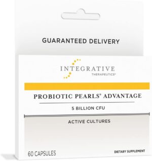 Frasco Integrative Therapeutics Probiotic Pearls para salud digestiva