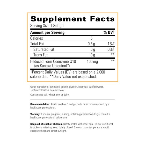 Frasco de Integrative Therapeutics UBQH 100 mg CoQ10