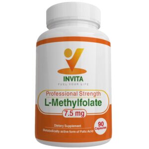 Version 1.0.0 Frasco INVITA L-metilfolato 7.5 mg para energía y sistema inmune