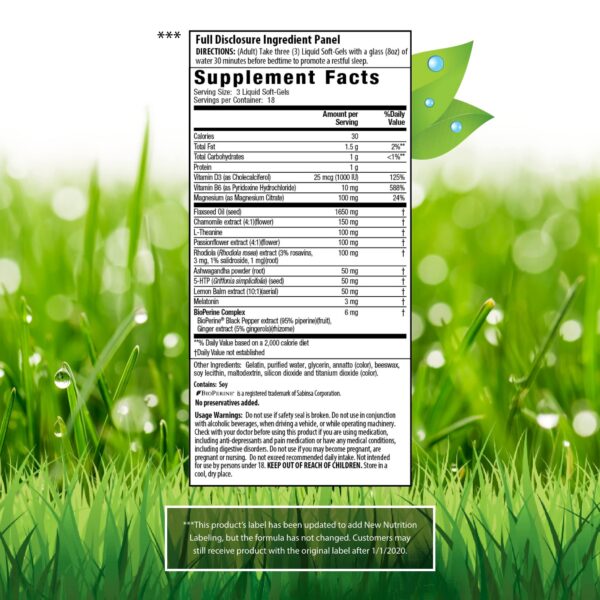 Frasco Irwin Naturals melatonina plus 5-HTP y rhodiola