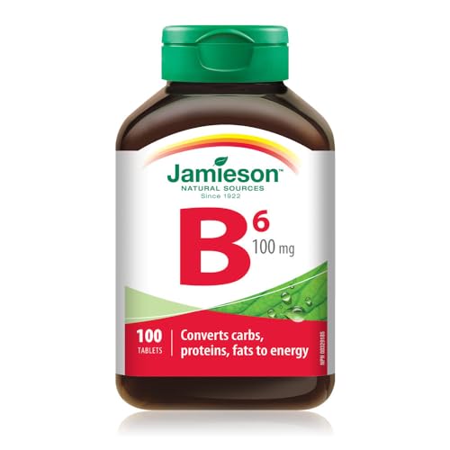 Frasco Jamieson Vitamina B6 100 mg 100 tabletas