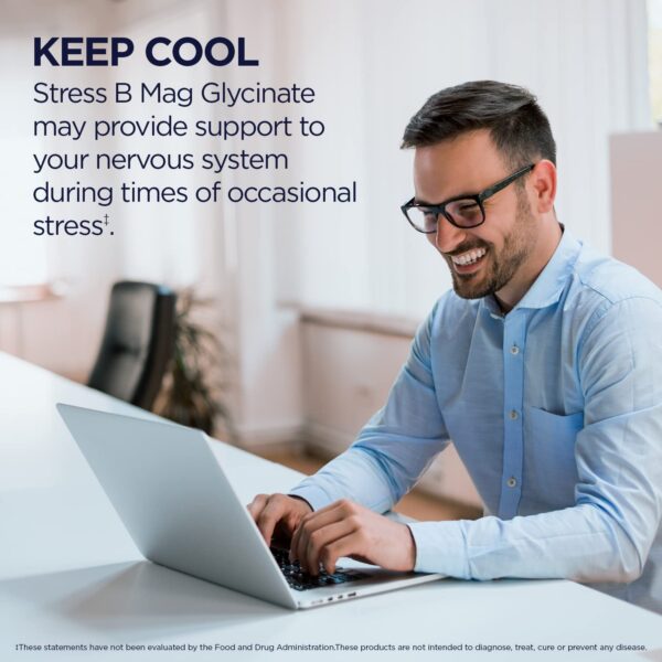 Frasco KAL Stress B Mag Glisinato vitaminas complejo B y magnesio