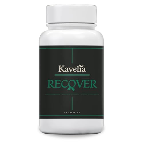 Version 1.0.0 Frasco Kavelia Recovery cápsulas soporte hígado y hidratación