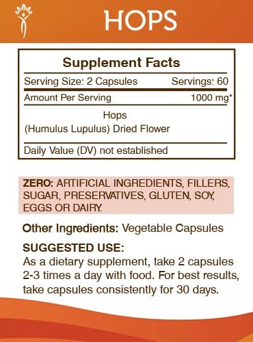 Frasco lateral suplemento natural lúpulo Secrets of the Tribe