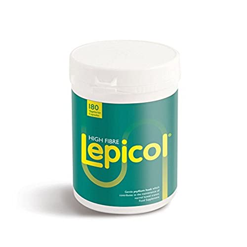 Frasco Lepicol fórmula original 180 cápsulas vegetales salud intestinal