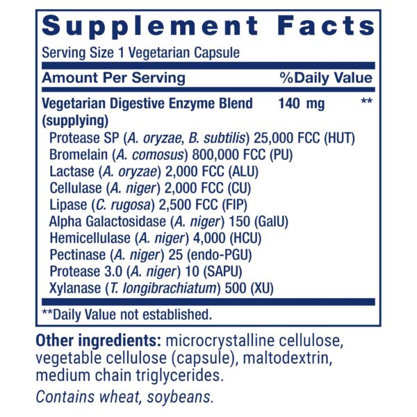 Frasco Life Extension Enhanced Digestive Enzymes