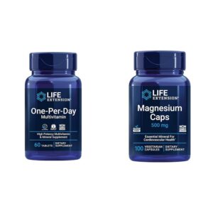 Version 1.0.0 Frasco Life Extension Multivitaminas One-Per-Day con magnesio