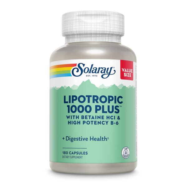 Frasco Lipotropic 1000 Plus de Solaray