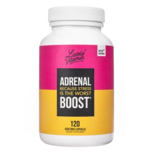 Frasco LIVELY VITAMIN CO Adrenal Boost 120 cápsulas vegetarianas