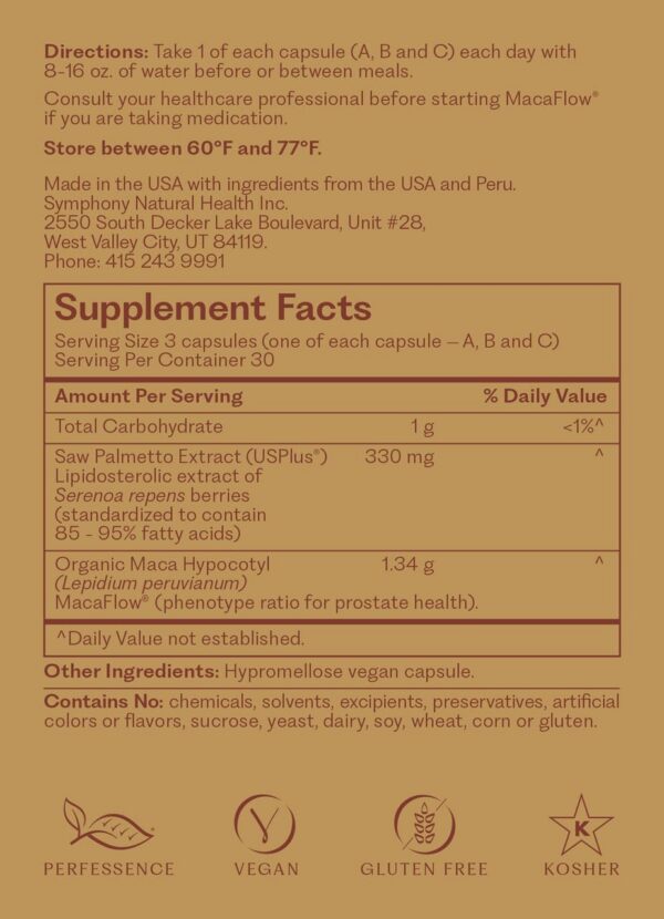 Frasco con cápsulas en fondo blanco