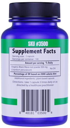 Version 1.0.0 Frasco de Maca Negra orgánica 500mg 60 cápsulas