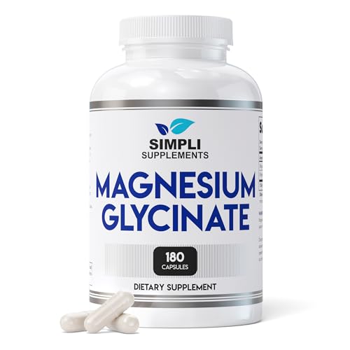 Frasco de magnesio glicinato 400 mg