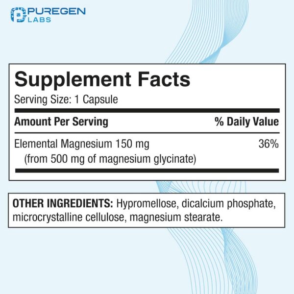 Version 1.0.0 Frasco de Magnesium Glycinate 500 mg