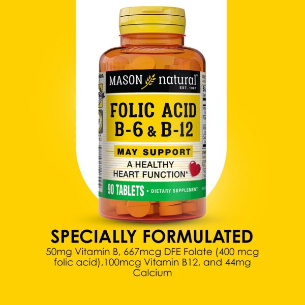 Tabletas Mason Natural para salud cardiovascular y metabolismo