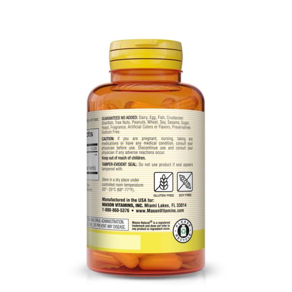 Version 1.0.0 Etiqueta suplementaria Mason Vitamins Ginkgo Biloba